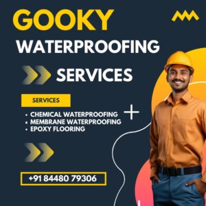 Gooky Waterproofing team inspecting a home for water damage and foundation cracks